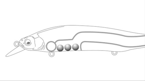 他の写真1: メガバス X-80マグナム：GLX RAINBOW PB【ネコポス配送可】