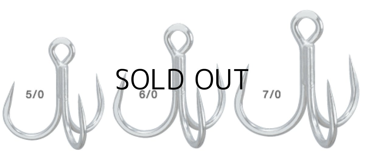 画像2: がまかつ トレブル24 GTレコーダー（銀）：＃6/0（10本入り）■ネコポス対象外■ (2)