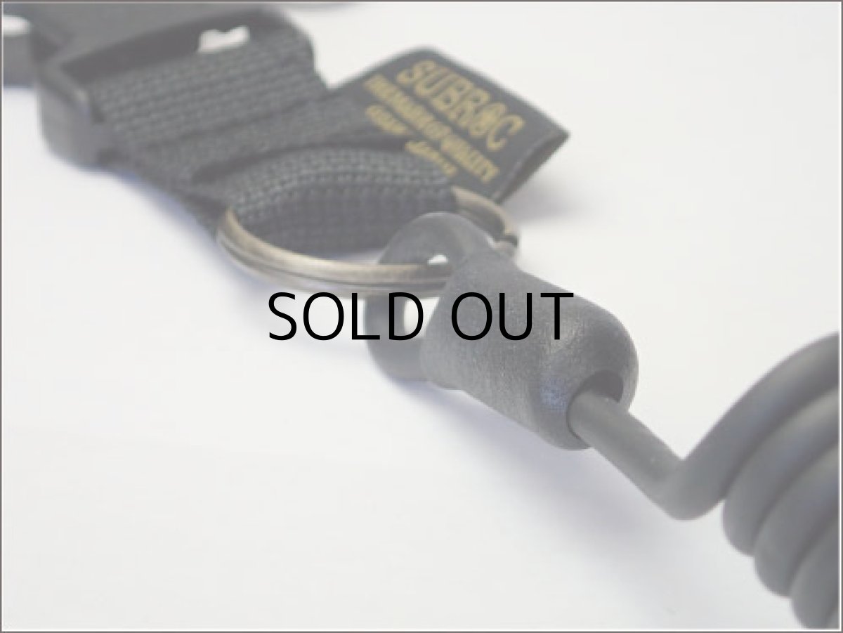 画像4: SUBROC スパイラルリーシュコード ロング:ブラック■ネコポス対象外■ (4)