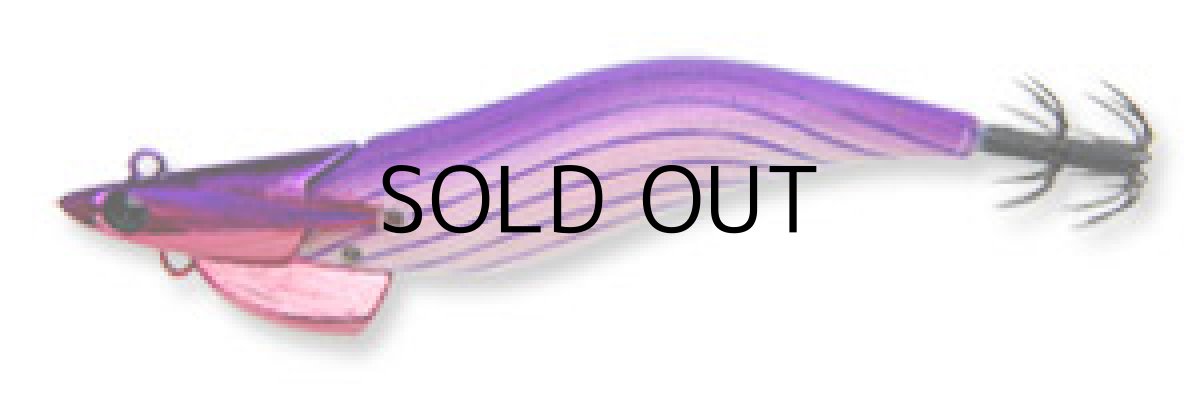 画像4: マルキュー エギリーダートマックス3.5号TR30g-BK：＃12801 TR06 ディープパープルボーダーレッド【ネコポス配送可】 (4)