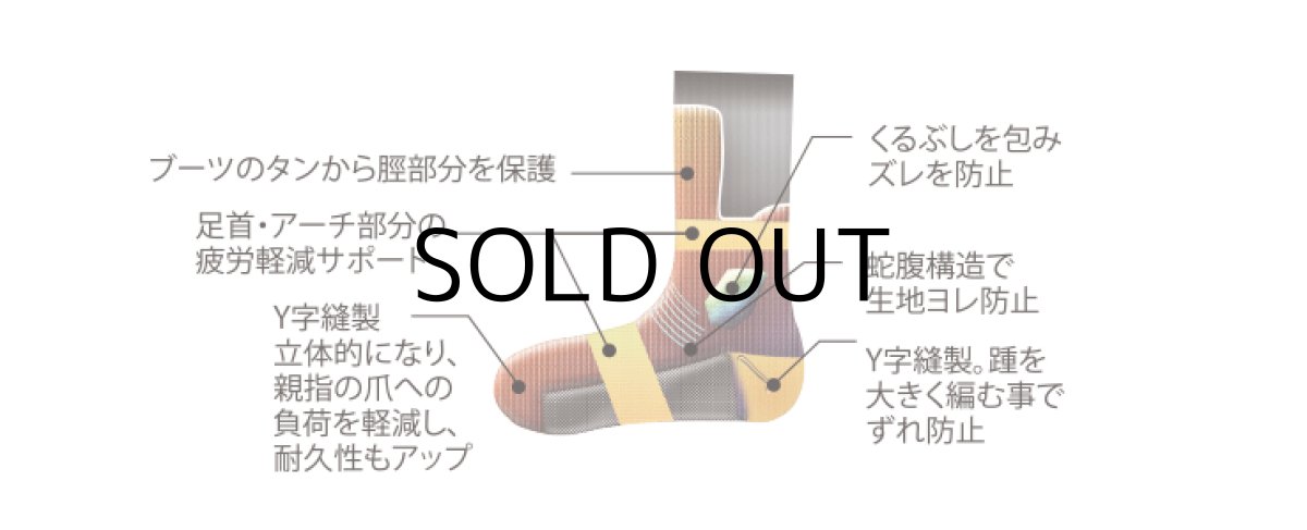 画像2: UZU finetrack メリノスピンソックス アルパインレギュラー(FSU0403):ネイビー Mサイズ(25cm〜26cm)■ネコポス対象外■ (2)