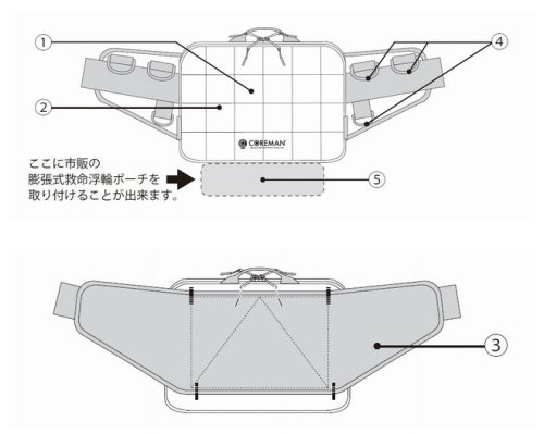 他の写真3: コアマン ショアスタイルバッグ：ブラック■ネコポス対象外■