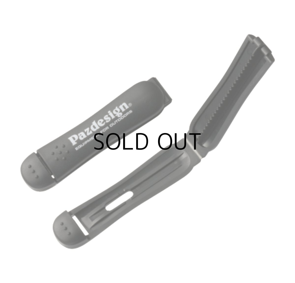 画像1: パズデザイン ベルトストッパー（PAC-272）：ホワイトロゴ【ネコポス配送可】 (1)