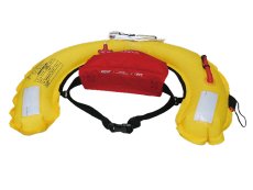 画像4: ブルーストーム 膨脹式ライフジャケット（水感知機能付き）BSJ-9320RS：ブラック ■ネコポス対象外■ (4)