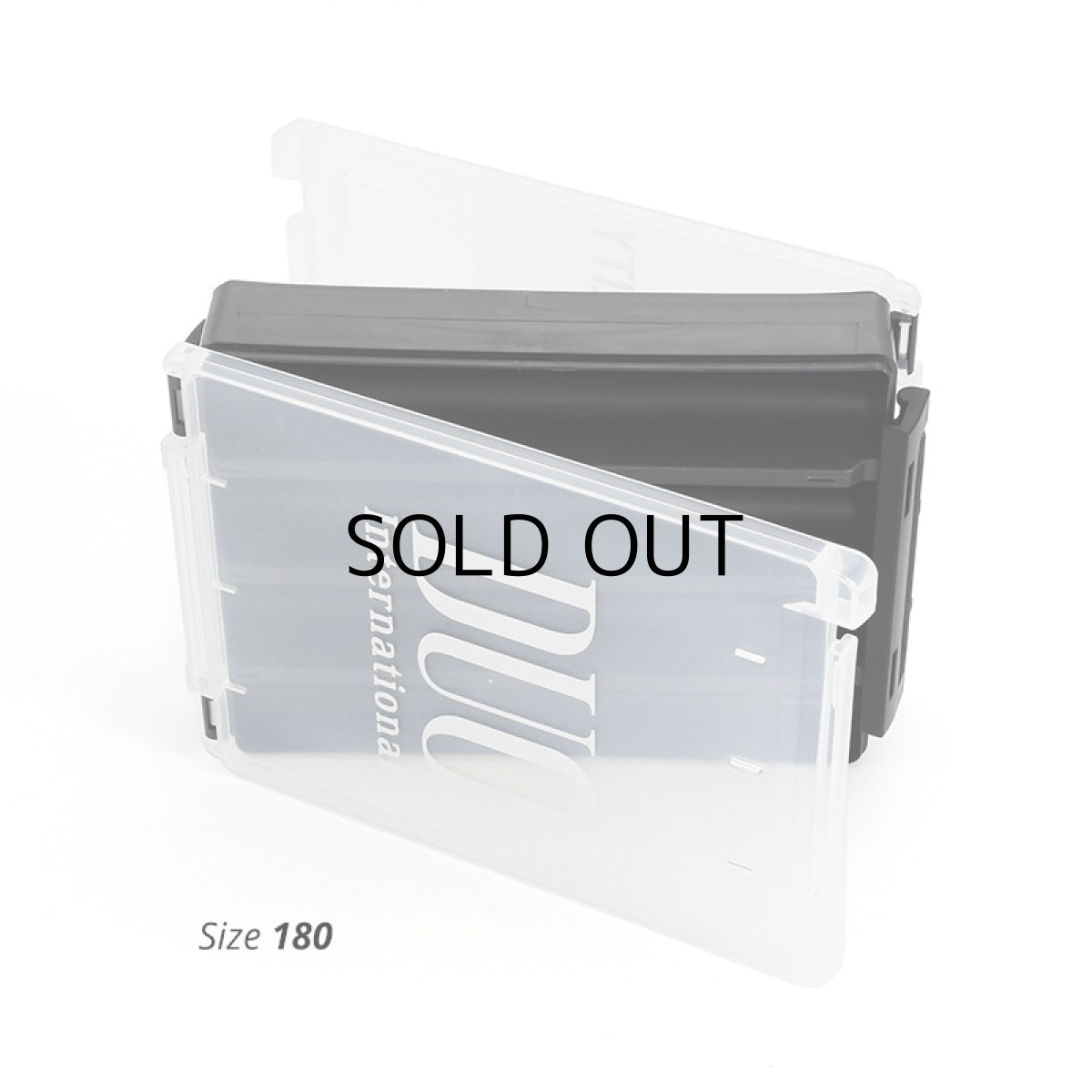 画像2: デュオ ルアーボックス リバーシブル180V：パールブラック■ネコポス対象外■ (2)