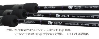ロッド]クレイジーオーシャン オーシャンウィップTR OWTR-S64ML