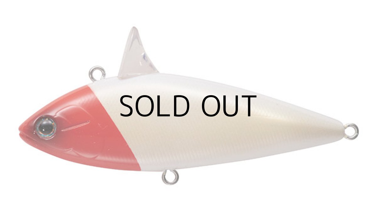 画像2: タックルハウス ローリングベイトシャッド67:No.01 パール・レッドヘッド【ネコポス配送可】 (2)