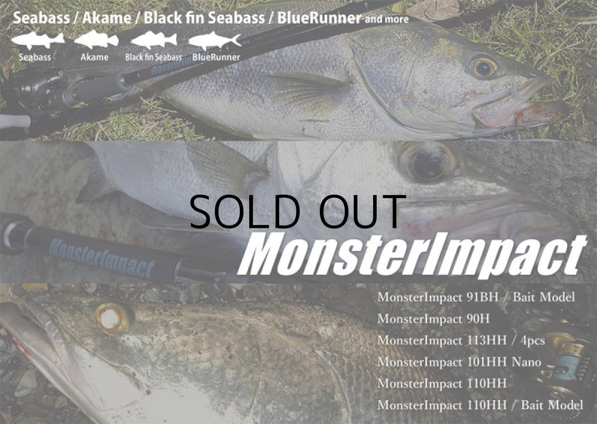 画像1: [ロッド]リップルフィッシャー MonsterImpact 113HH ■ネコポス対象外■ (1)