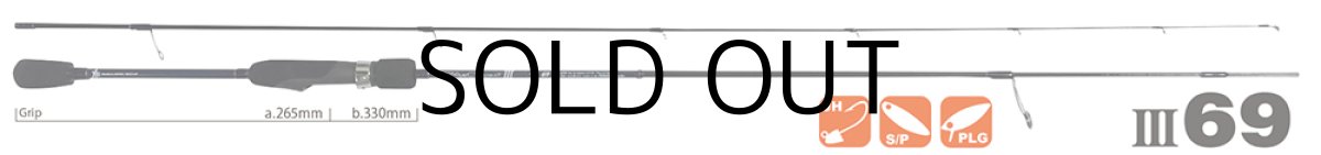 画像3: [ロッド]ヤマガブランクス ブルーカレントIII 69■ネコポス対象外■ (3)