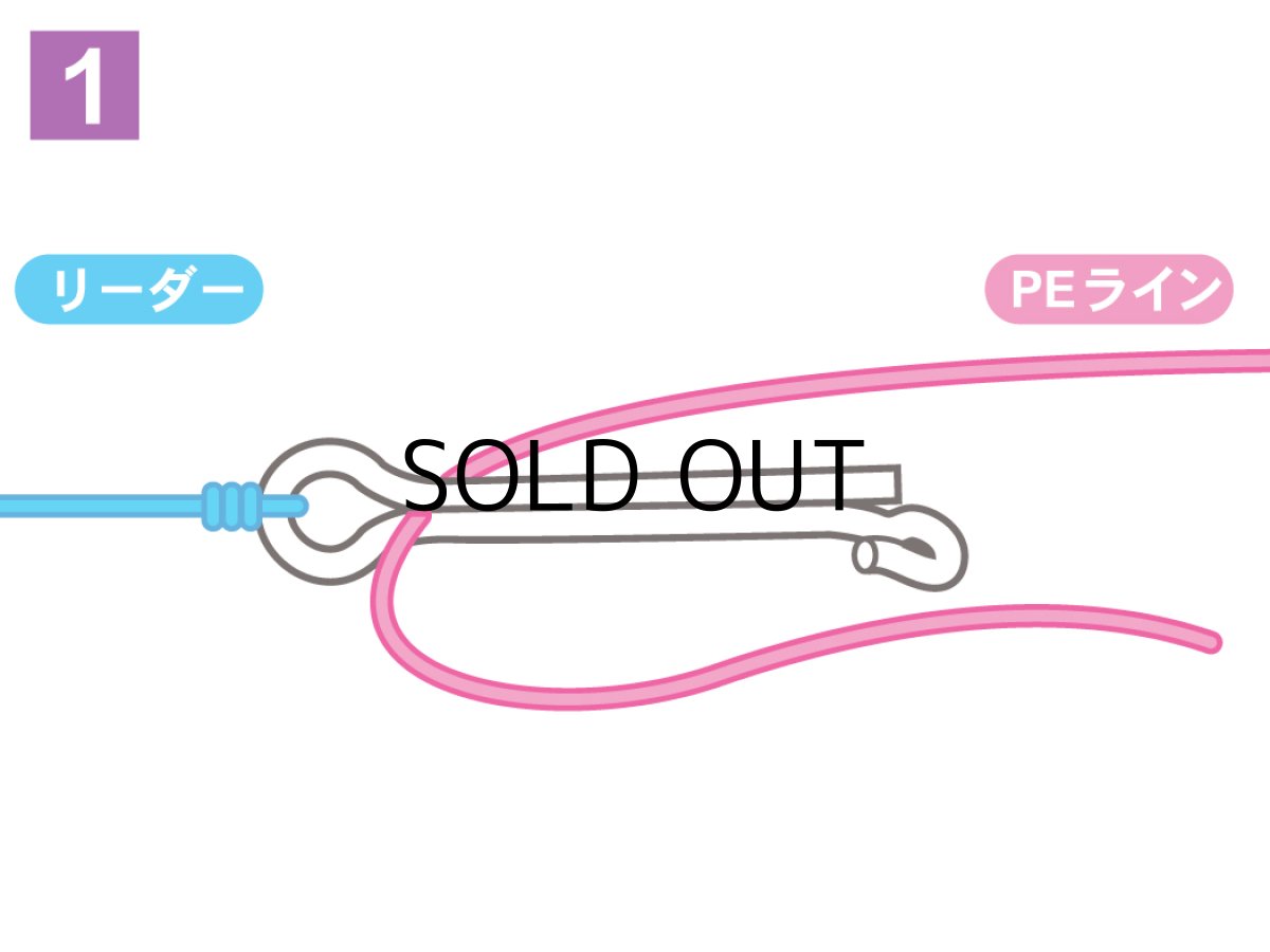 画像3: がまかつ 音速PEジョインター：ラージアイ M【ネコポス配送可】 (3)