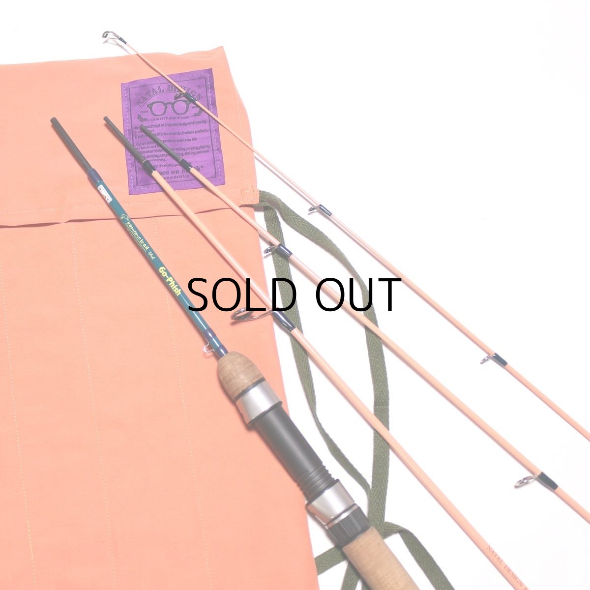 画像3: [ロッド]Go-Phish ゴーフィッシュ kamometrail ND（カモメトレイル NATAL DESIGN ver） KT60ml ND（4ピースモバイルロッド）■ネコポス対象外■ (3)