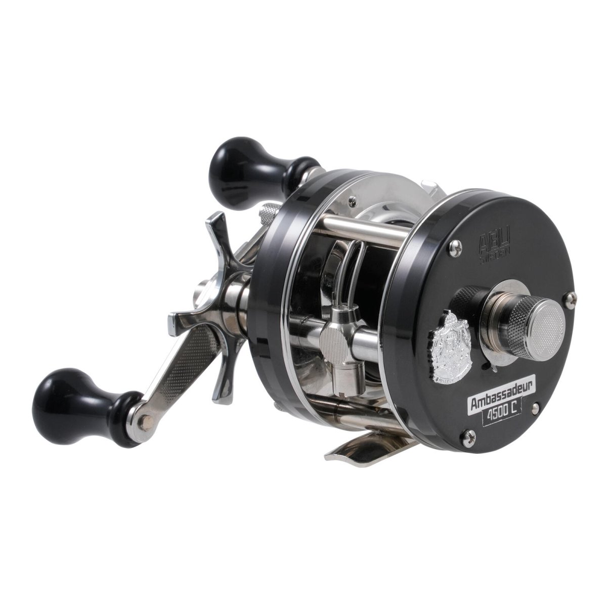 画像2: アブガルシア Abu Garcia アンバサダー4500C FACTORY TUNED:ブラック■ネコポス対象外■ (2)