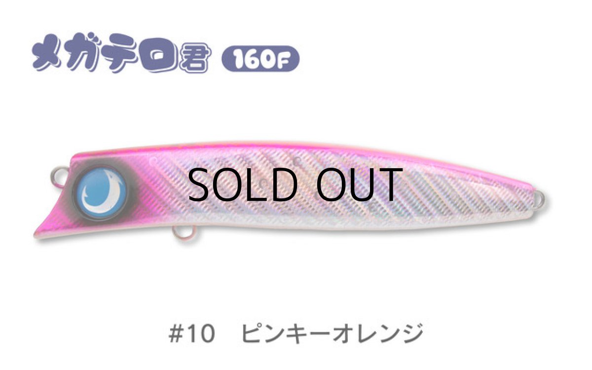画像1: ジャンプライズ メガテロ君160F：＃10 ピンキーオレンジ■ネコポス対象外■ (1)