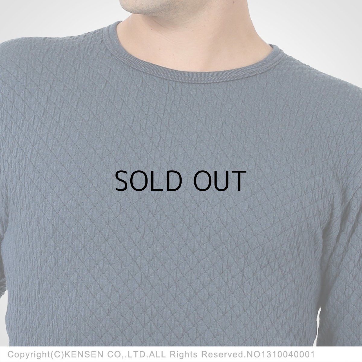 画像3: ひだまり本舗 チョモランマ 紳士長袖丸首シャツ(ネービー):LLサイズ■ネコポス対象外■ (3)