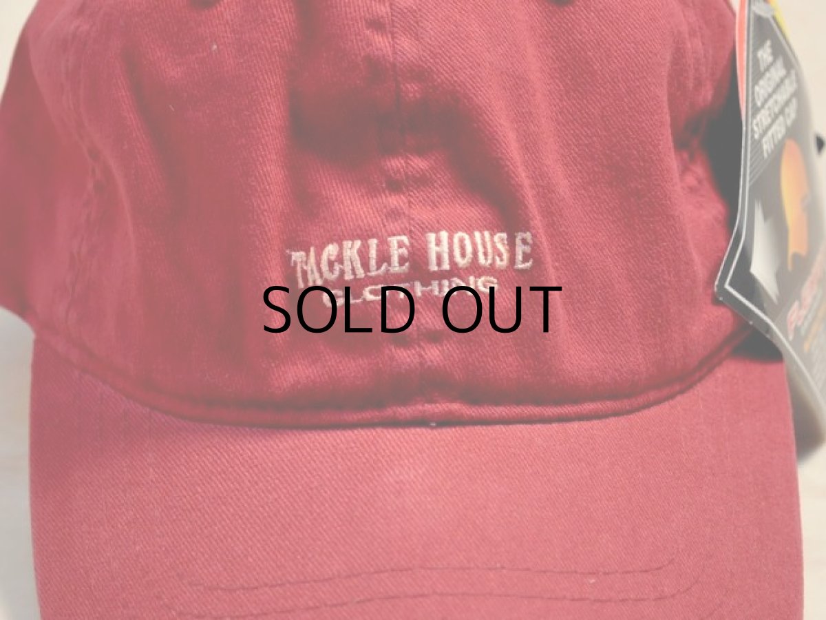 画像3: タックルハウス フレックスフィットキャップ：レッド■ネコポス対象外■ (3)