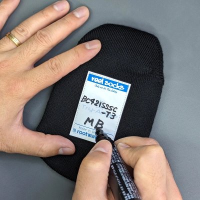 画像3: トライアングル リールソックス スモールタグ：ミリタリーグリーン【ネコポス配送可】