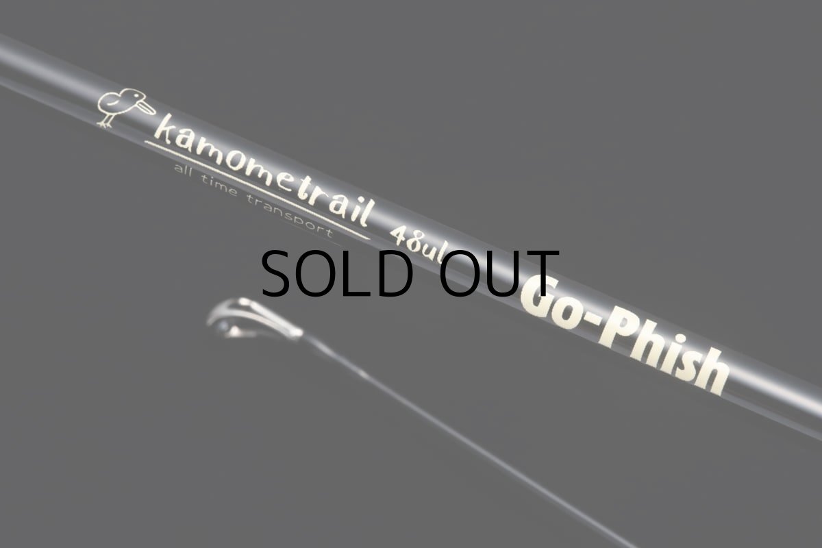 画像1: [ロッド]Go-Phish ゴーフィッシュ kamometrail（カモメトレイル） KT48ul BK（4ピースモバイルロッド）■ネコポス対象外■ (1)