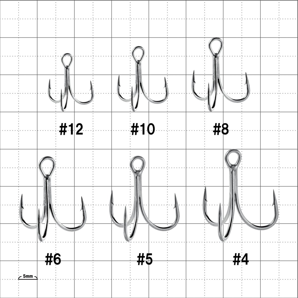 画像3: がまかつ 68959 スタンダードトレブルS-SP MH（HPS）：＃1（6本入り）■ネコポス対象外■ (3)