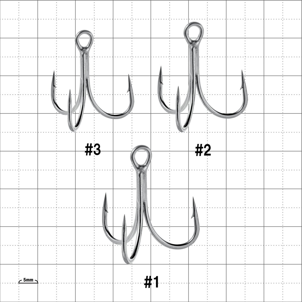 画像4: がまかつ 68959 スタンダードトレブルS-SP MH（HPS）：＃1（6本入り）■ネコポス対象外■ (4)