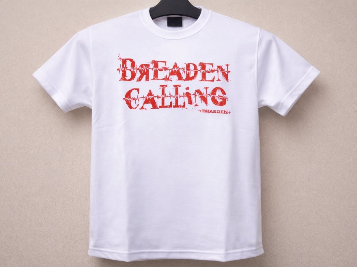 画像1: 【SALE】ブリーデン クールプラスTシャツ（Calling）01 ホワイト：L（半袖）■ネコポス対象外■ (1)