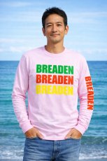 画像2: 【SALE】ブリーデン ロングスリーブTシャツ ピンク：XS（長袖）■ネコポス対象外■ (2)
