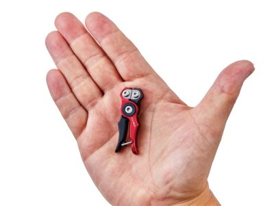 画像2: がまかつ アルミラインカッター LE146：＃2 ブラック/レッド【ネコポス配送可】