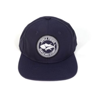 リップルフィッシャー RFフラットバイザーキャップ：ブラック