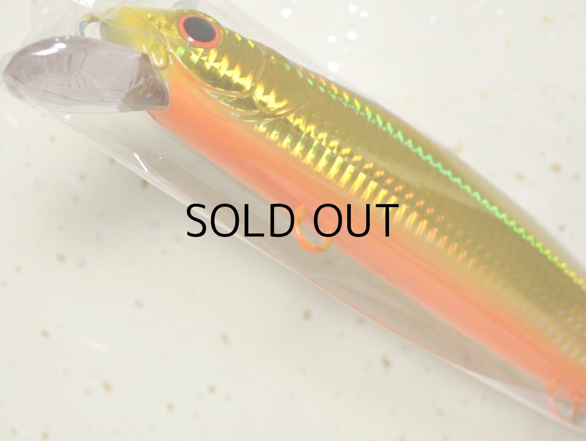 画像3: マングローブスタジオ ストライクプロ マグナムミノー・シーバスエディション200F：キンクロ腹オレ■ネコポス対象外■ (3)