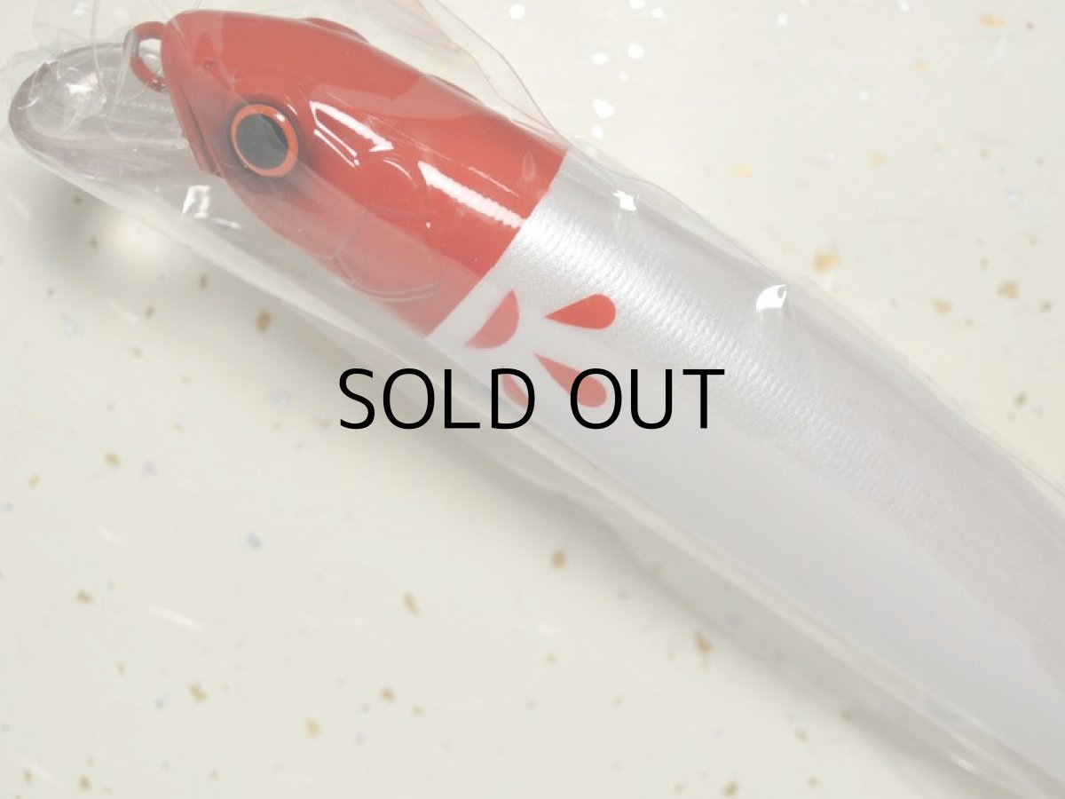 画像2: マングローブスタジオ ストライクプロ マグナムミノー・シーバスエディション200F：パールレッドヘッド■ネコポス対象外■ (2)