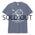 釣り助 オリジナルドライTシャツ：半袖/ネイビー/Sサイズ■ネコポス対象外■