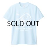 釣り助 オリジナルドライTシャツ：半袖/ライトブルー/Mサイズ■ネコポス対象外■