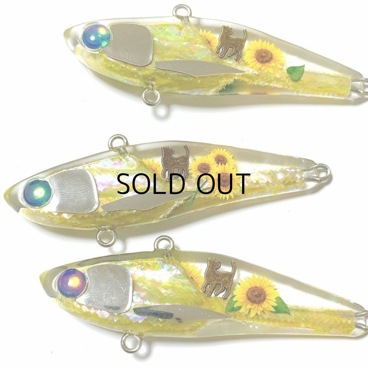 画像4: こてつルアー こてバイブ：向日葵【ネコポス配送可】 (4)