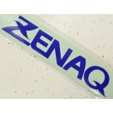 ゼナック ZENAQ 200mm カーデカール：ブルー【ネコポス配送可】
