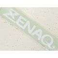 ゼナック ZENAQ 200mm カーデカール：ホワイト【ネコポス配送可】