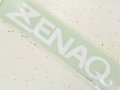ゼナック ZENAQ 200mm カーデカール：ホワイト【ネコポス配送可】