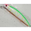 マングローブスタジオ ストライクプロ マグナムミノー・シーバスエディション200F：マットライムチャートタイガー■ネコポス対象外■