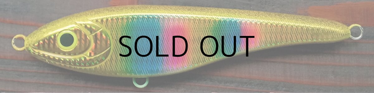 画像2: マングローブスタジオ ストライクプロ・ビッグバンディットHS(ハイサウンド):ゴールド・レインボー■ネコポス対象外■ (2)