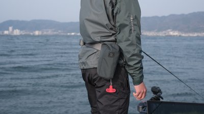 画像2: ブルーストーム Reカリフウエスト BSJ-7300RS：ラヴァブラック 二次着用型手動膨脹式ライフジャケット Type A■ネコポス対象外■