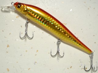 メガバス カゲロウ124F：GG AKAKIN（1091限定カラー）【ネコポス配送可