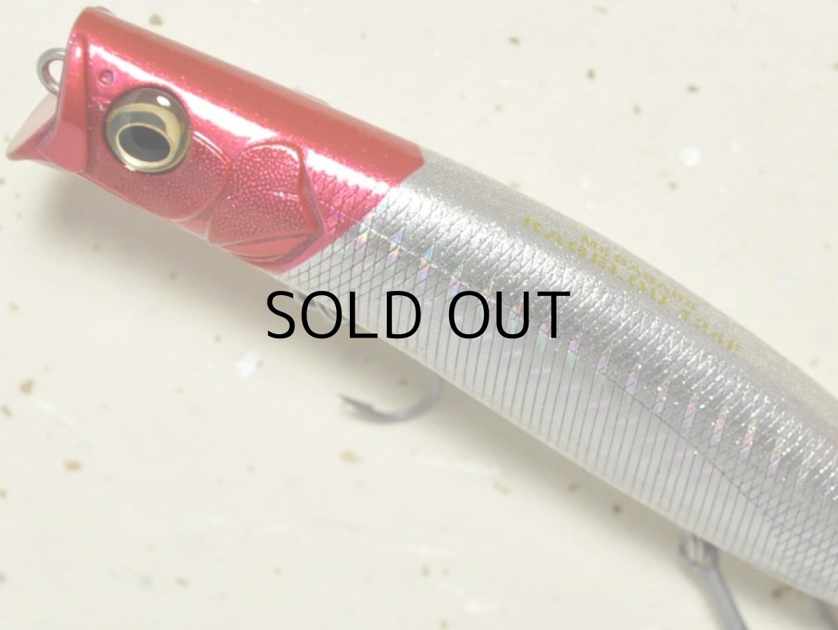 画像2: メガバス カゲロウ124F：GG RED HEAD（1091限定カラー）【ネコポス配送可】 (2)