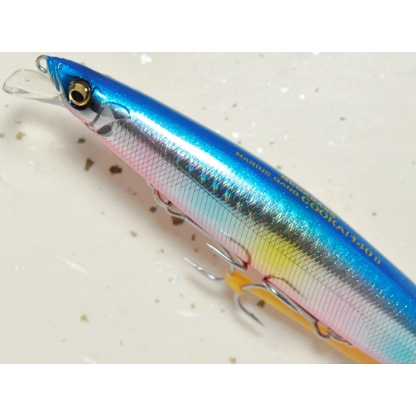 画像2: 【SALE】メガバス マリンギャング空海140F：05 GLX BLUE PINK RAINBOW【ネコポス配送可】