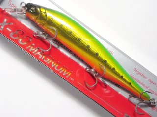 メガバス X-80マグナム＋1：GG LIME GOLD【ネコポス配送可】の通販