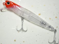 画像1: ハンプコーポレーション グース90F：有頂天 銀粉クリアレッドヘッド（限定カラー）【ネコポス配送可】 (1)