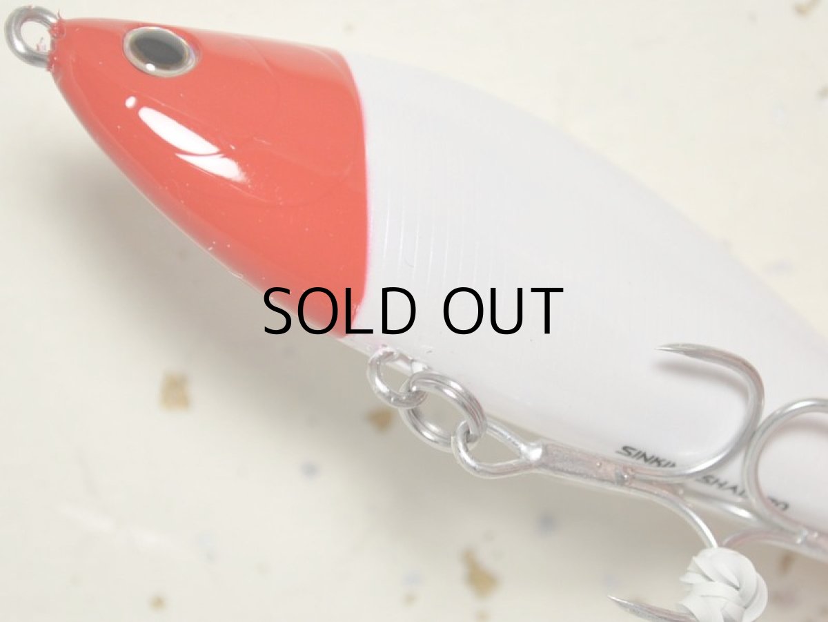 画像3: タックルハウス シンキングシャッド70：No.01 PWレッドヘッド【ネコポス配送可】 (3)