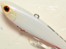 画像2: タックルハウス クルーズバイブレーション70：No.03 パールホワイトレッドベリー【ネコポス配送可】 (2)