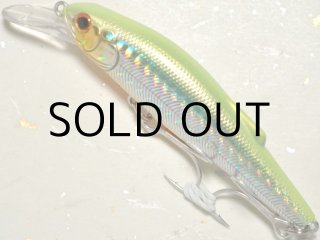 タックルハウス クルーズシンキングミノー80：No.07 HGイエロー
