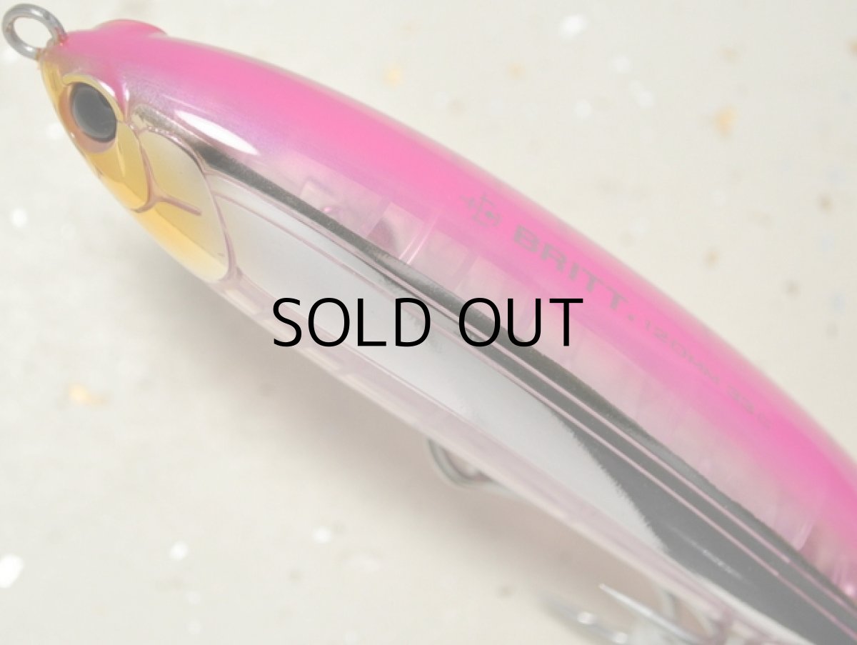 画像2: タックルハウス ブリット.ペンシル120:No.NR-1 NRピンクバック■ネコポス対象外■ (2)