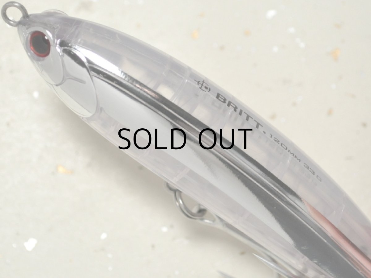 画像2: タックルハウス ブリット.ペンシル120：No.NR-5 NRクリア■ネコポス対象外■ (2)