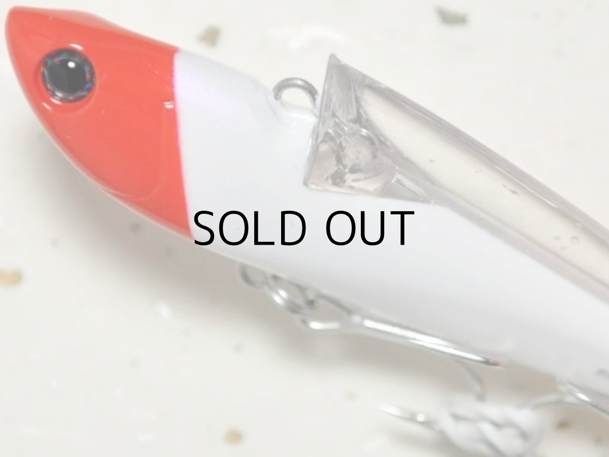 画像2: タックルハウス ショアーズスピノバイブ70:No.01 パールレッドヘッド【ネコポス配送可】 (2)