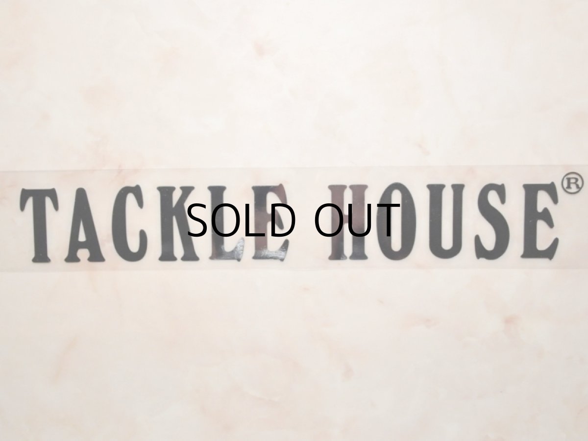 画像1: タックルハウス カッティングステッカー：ミラーシルバー「TACKLE HOUSE」【ネコポス配送可】 (1)